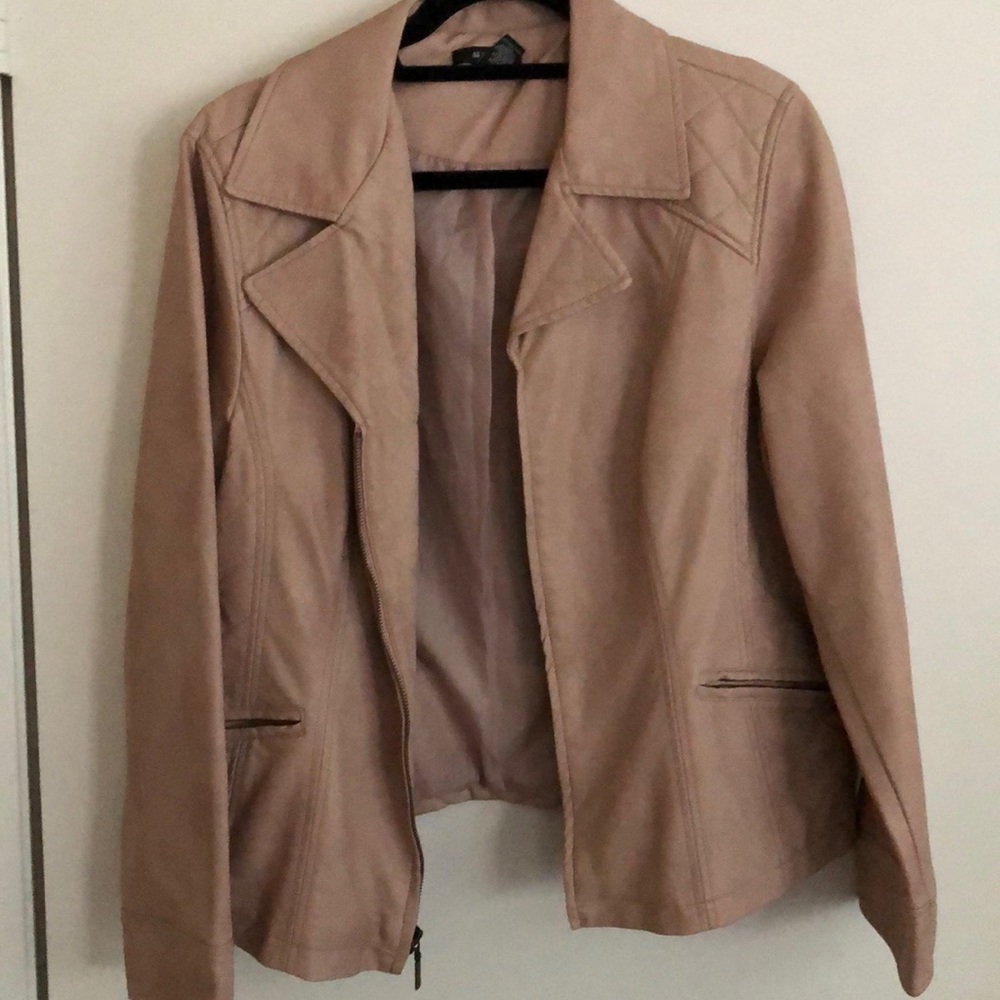 Faux Leather Jacket